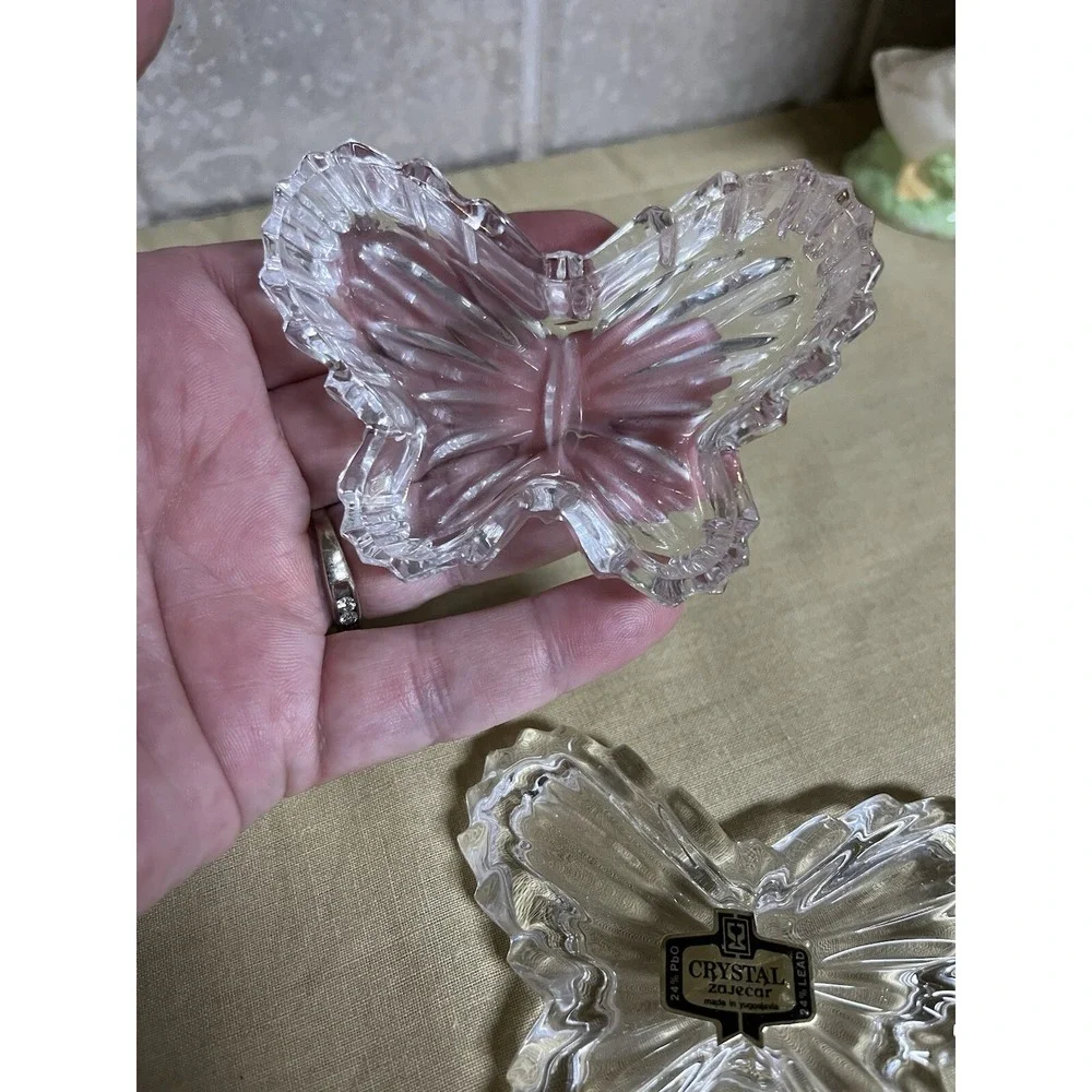 Crystal Butterfly Trinket Box Butterfly Ring Box Earring Box